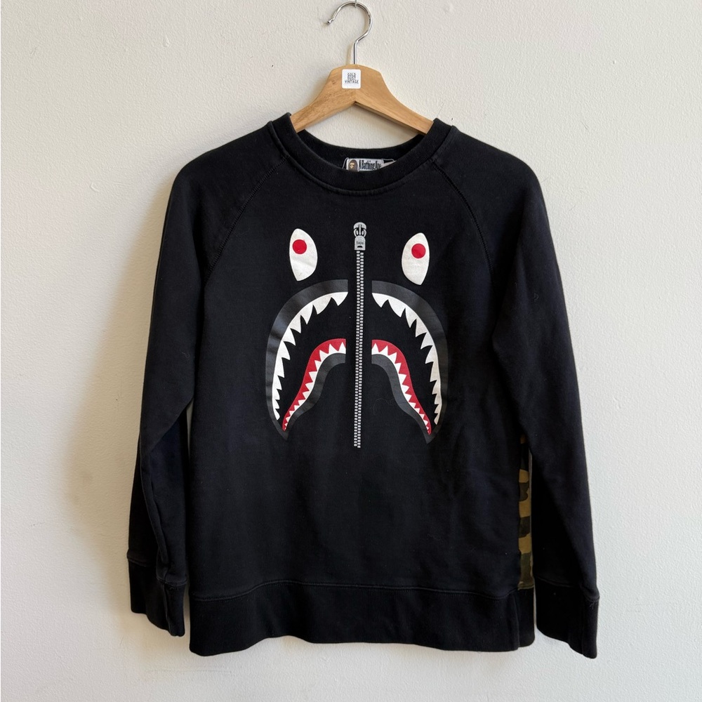 BAPE Black Shark Face Sweatshirt